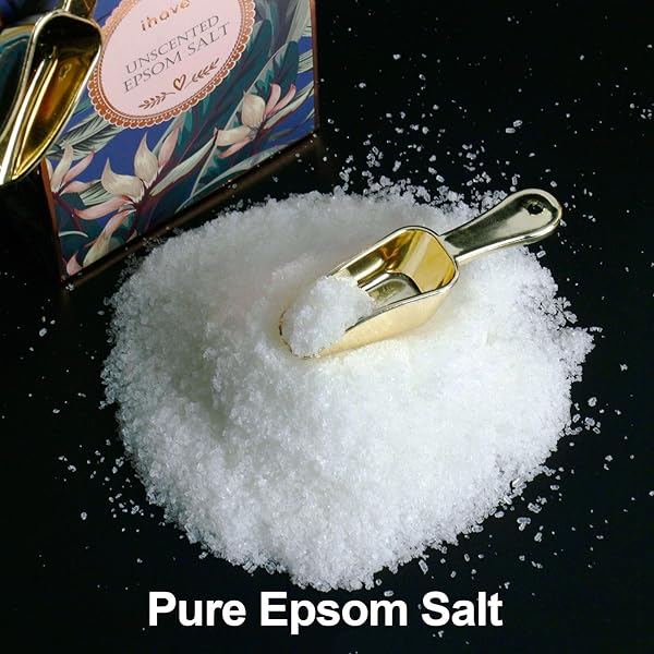 IHAVE EPSOM SALT BATH SOAK, PORTABLE BATH SALTS – UNIQUE SPA GIFTS FOR HIM & HER, PERFECT ANNIVERSARY AND BIRTHDAY GIFTS FOR MEN AND WOMEN, MOM, DAD, HUSBAND, WIFE, GIRLFRIEND, BOYFRIEND – UNSCENTED