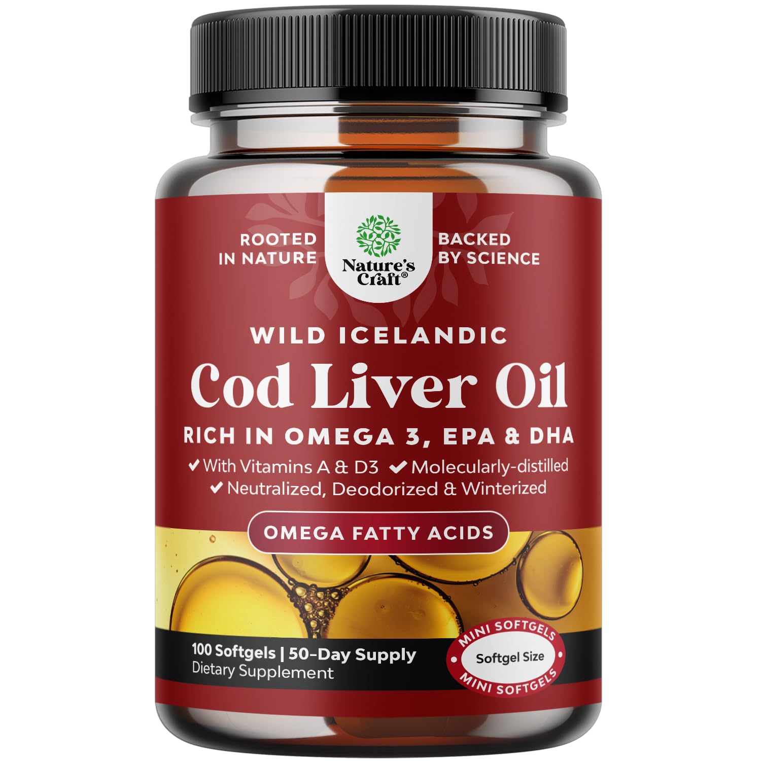 Wild Icelandic Cod Liver Oil