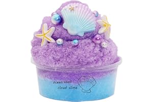 Biscuit Putty Slime,Colorful Rebound Sluge Toy, Fluffy Stretchy Floam Slime Toy,Comfortable Stress Relief Slime Sludge Toy,DI