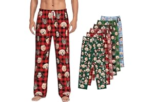 Personalized Pajamas Pants with Photo for Men Women, Custom Pajama Pants Valentines, Mens Pajama Pants with Pockets