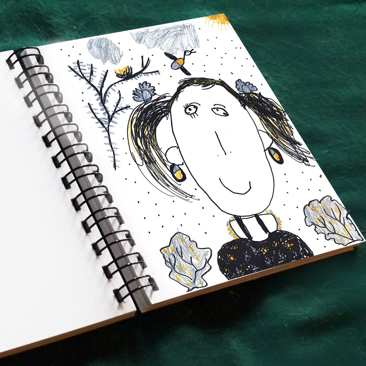 Academy Large Spiral Hardcover Notebook