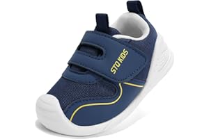 STQ KIDS Baby Boy Girl Barefoot First Walker Shoes Breathable Mesh Zero Drop Sneakers Wide Toe Box Toddler Shoe for 6 12 18 24 Months