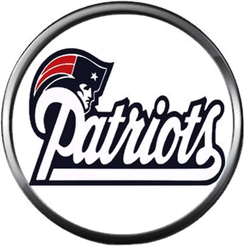Amazon Com Nfl New England Patriot Man On Patriots Logo Game Lovers Team Spirit 18mm 20mm Fashion Jewelry Snap Charm Jewelry