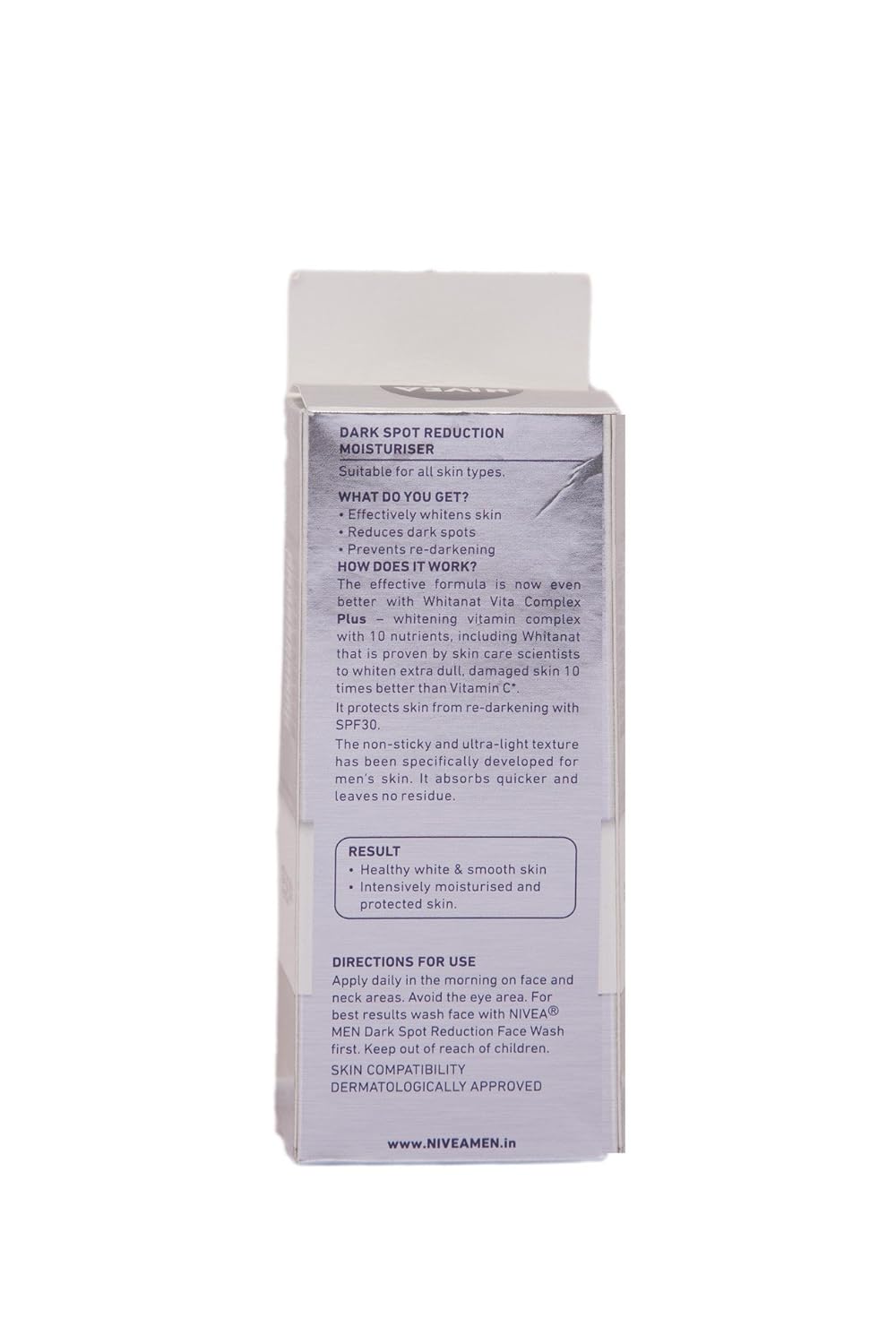 nivea men dark spot reduction moisturiser