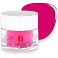 Revel Nail Dip Powder - Pink Powder Dip Nail Polish, Chip Resistant Dip Nail Powder with Vitamin E and Calcium, DIY Manicure, Staff