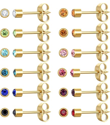 Boucles D'oreilles Médicales Studex En Or 9 Carats - Modèle 2mm, Doré, Neuf Avec étiquettes