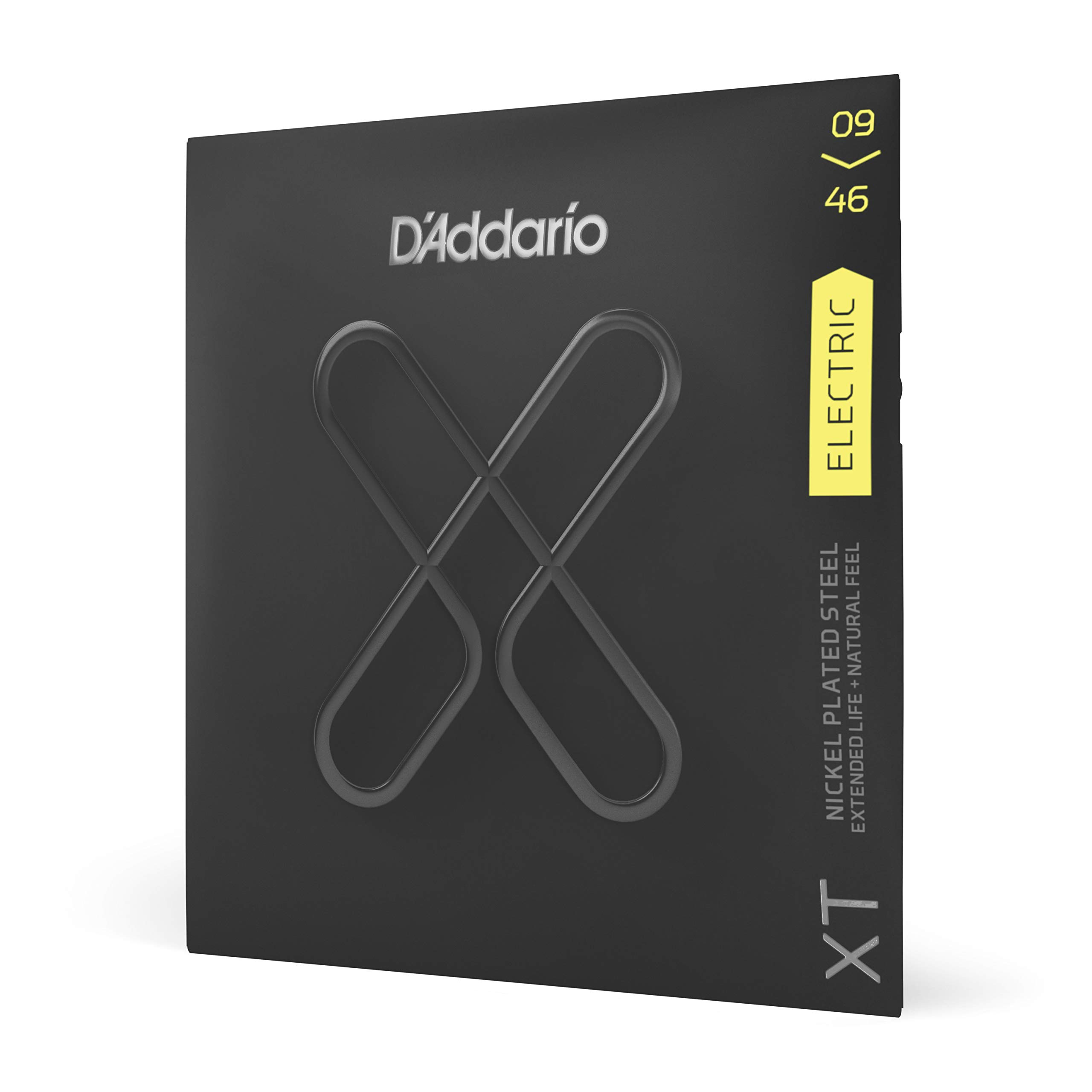 D'Addario Guitar Strings - XT Nickel Coated Electric Guitar Strings - XTE0946 - Extended String Life with Natural Tone & Feel - For 6 String Guitars - 09-46 Super Light Top/Regular Bottom
