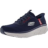 Skechers Men's Slip-Ins: D'lux Walker 2.0 - Taurrel Walking Shoes, Navy/Red, 14M