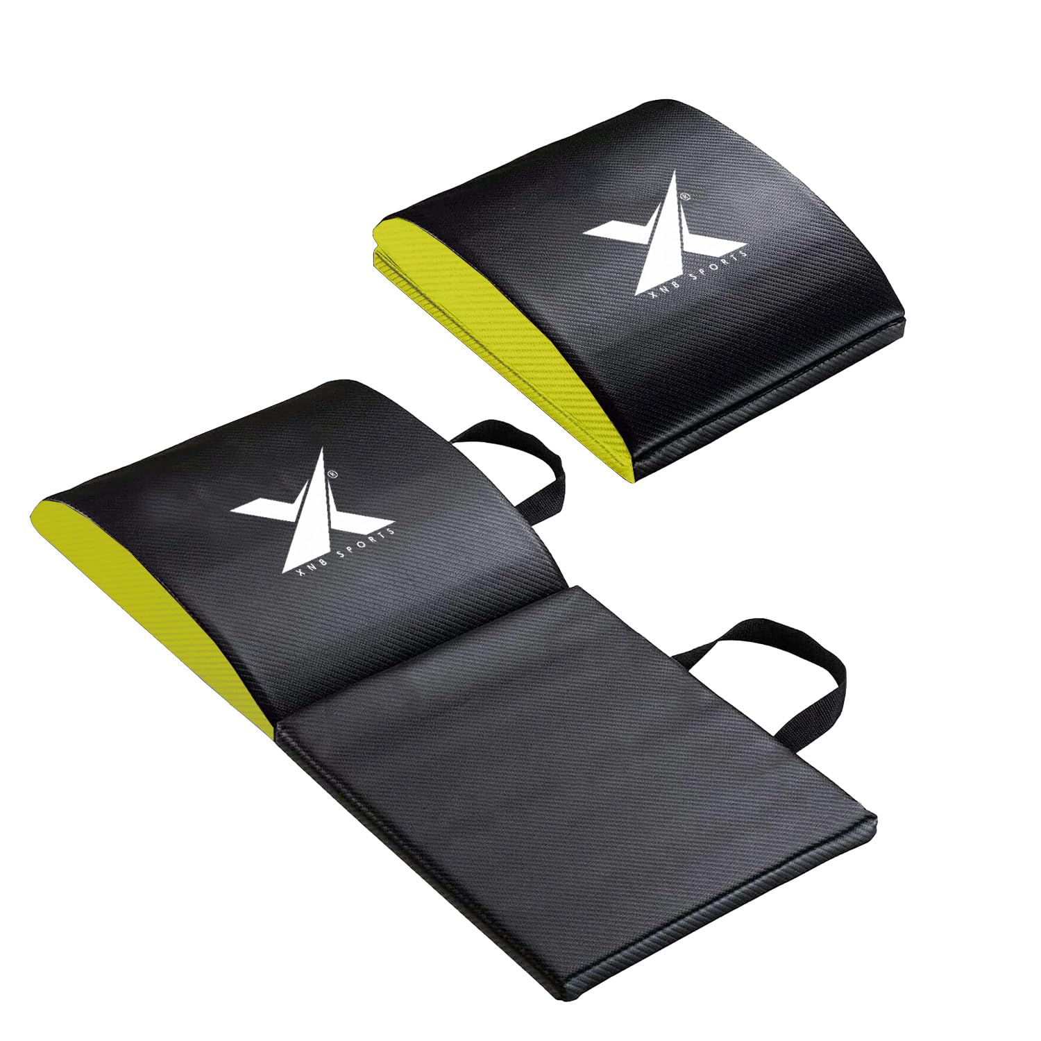 XN8 Ab Mat Sit-Up Pad for Core Training – Premium Leather Foam Exercise Mat with Lower Back Support – Full Range Sit-Ups, Abs Workouts, Yoga, Gym & Home Fitness