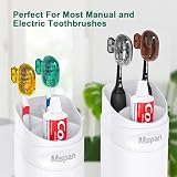 Mspan Toothbrush Protector Travel Cover 4 Pack Clip Case BPA Free view 4