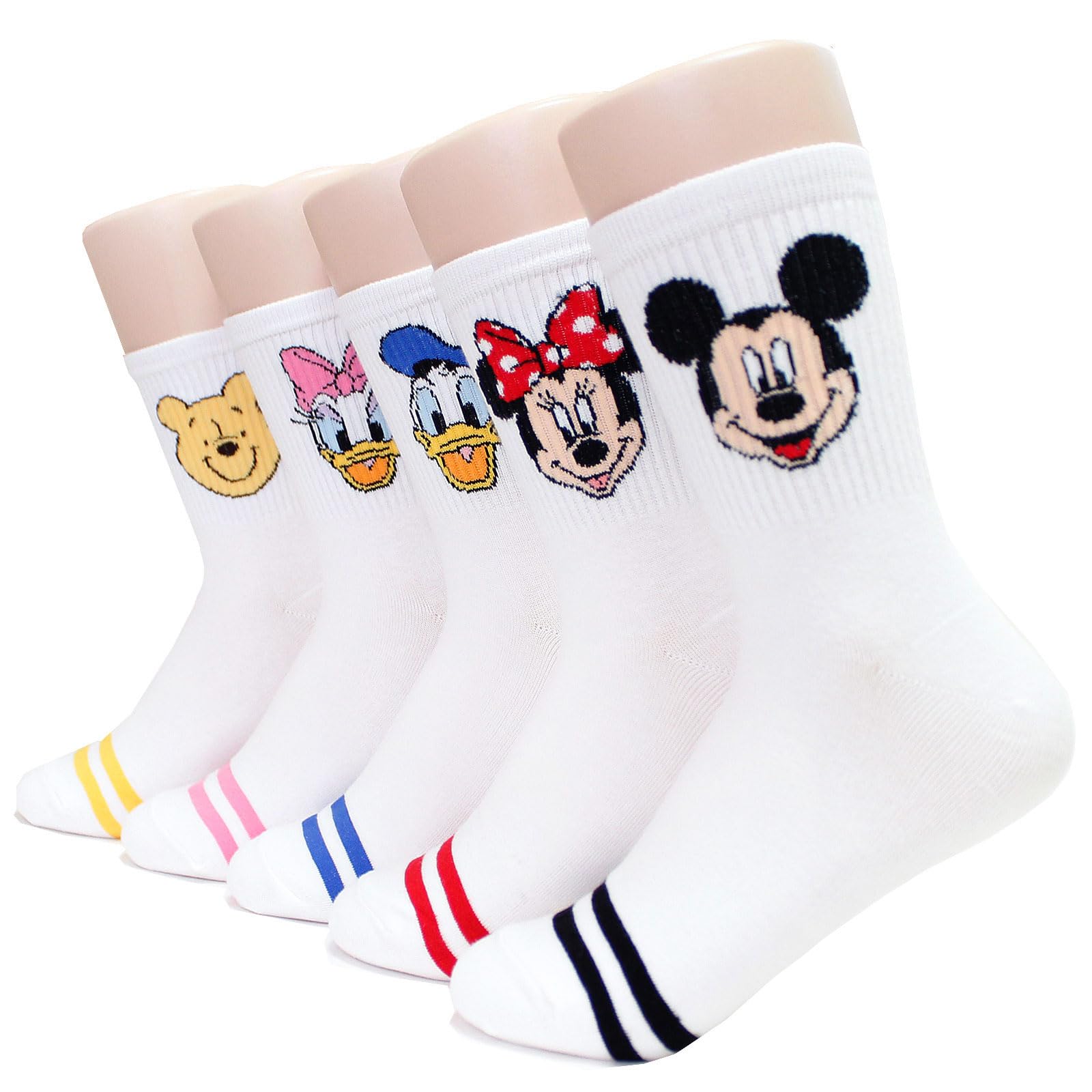 Photo 1 of **3 PIECES**EVEISOCKS Animation Character Cartoon Series Collection Women's Original Socks (US, Alpha, One Size, Regular, Regular, D_04)