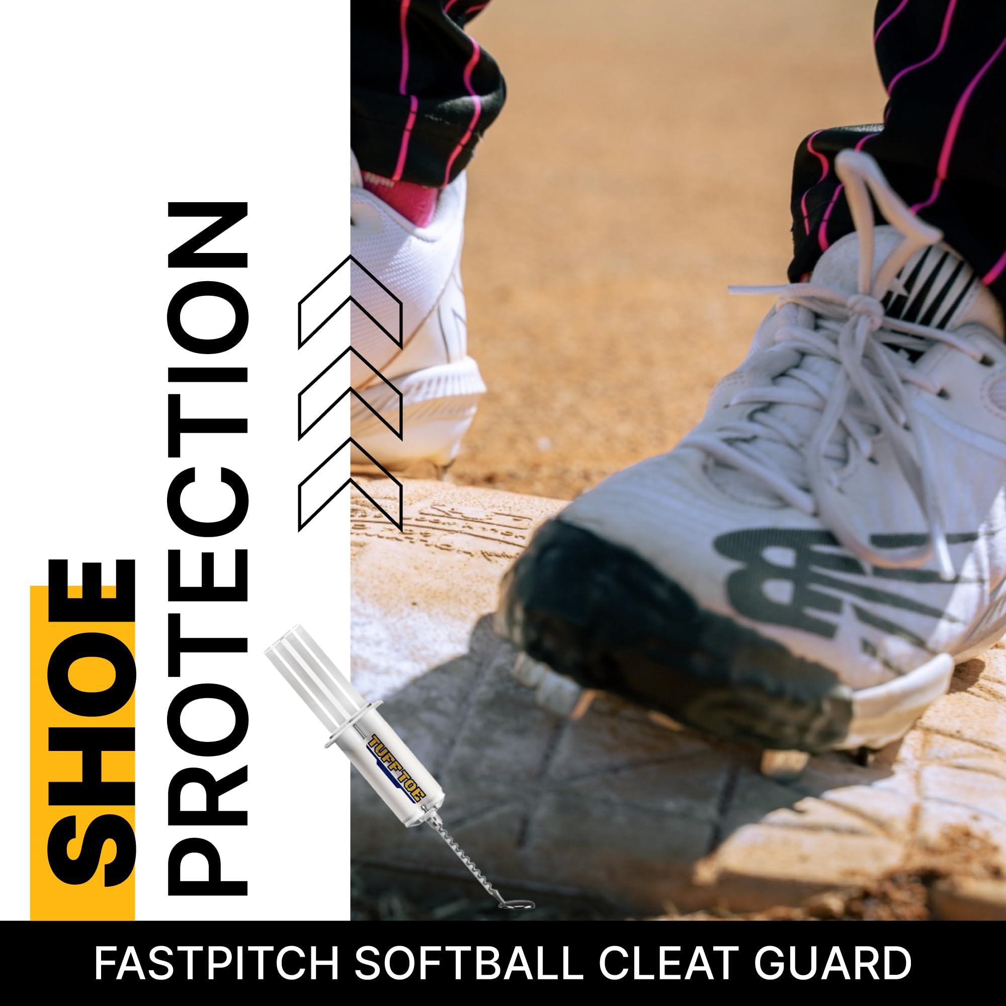 Tuff Toe Pro V2 Fastpitch Softball Cleat Guard | Pitcher’s Shoe Protector