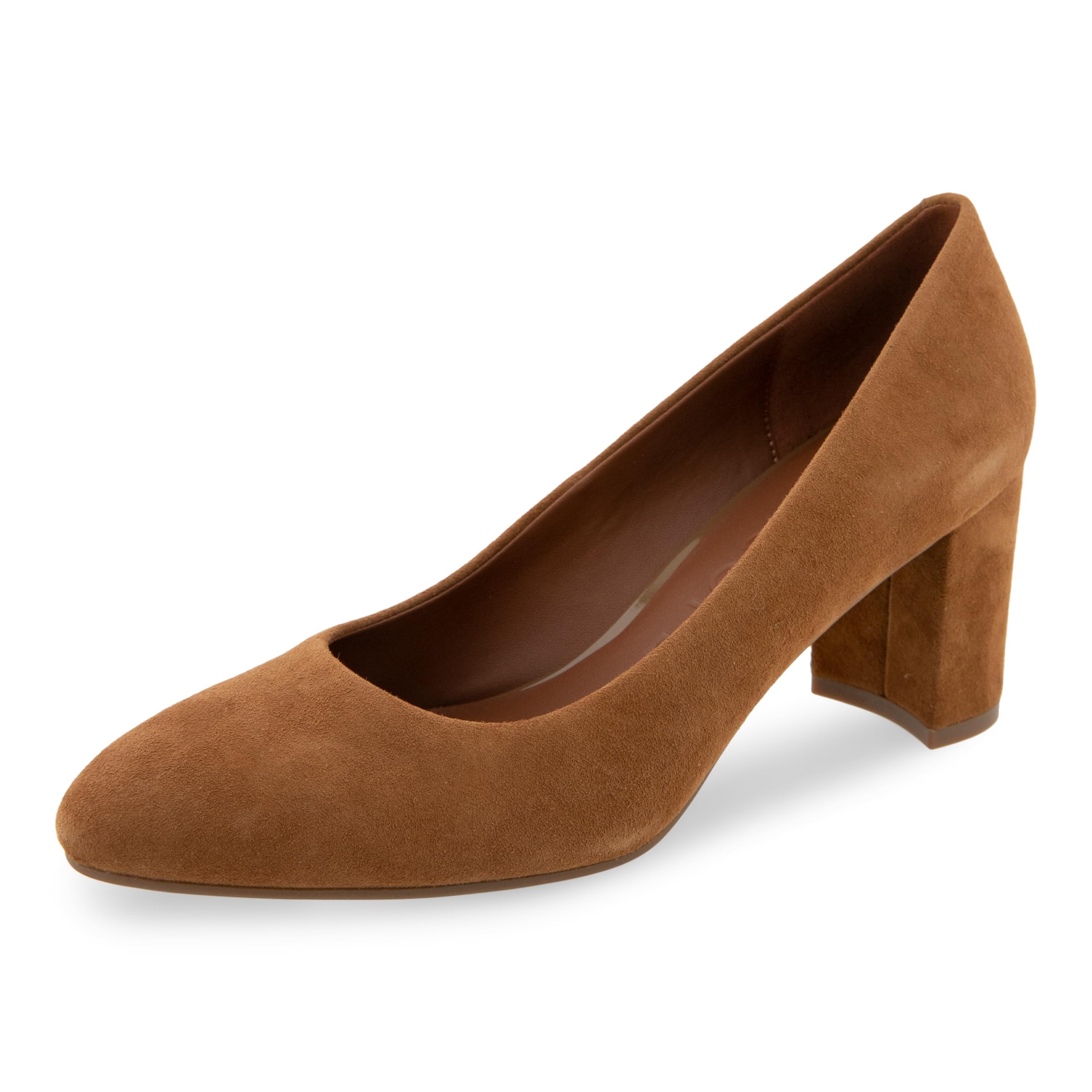 Aerosoles Women’s EBEL Pump, Tobacco Suede, 8.5