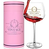 LUXULISH 50th Birthday Gifts for Her, 20Oz Vintage 1975 Wine Glass with Golden Letter, 50 Year Old Birthday Decorations, Funny 50 Bday Gift Ideas For Women, Friends, Sister, Mom - Turning 50 Present