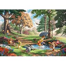 ディズニーBIGPOOH Winnie The Pooh: Schmidt Disney Thomas Kinkade Jigsaw Puzzle 1000