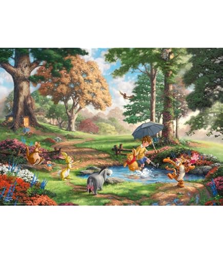 Amazon.com: Educa Borrás 18255 Winnie The Pooh-Poohsticks 1000