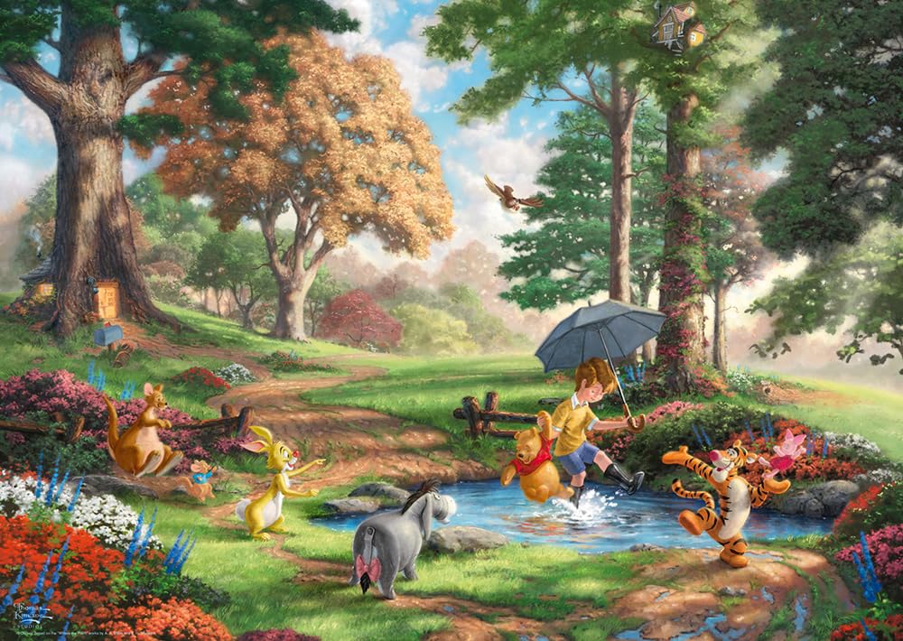 Schmidt, Thomas Kinkade: Disney Winnie the Pooh (1,000-Piece), Jigsaw Puzzle, Ages 14+, 1+ Players