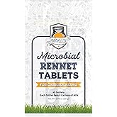 Microbial Rennet Tablets for Cheese Making | Vegetarian Milk Coagulant | Vegan Cheese Making