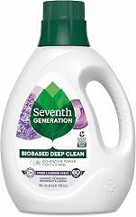Seventh Generation Liquid Laundry Detergent, Fresh Lavender Scent, 60 Loads, Fights Stains, 90 Fl Oz