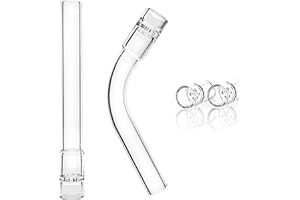 Solo Glass Tube Stem（110mm Length,12mm/14.5mm Diameter Straight & Curved Lab Grade Steam Chemistry Air Drying Tube (1-ST&CT)