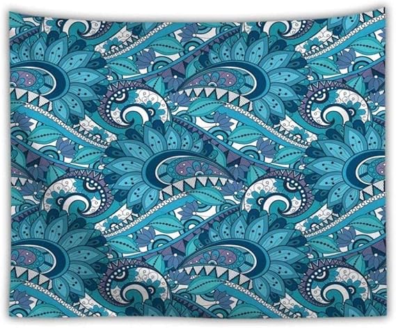 Yijiujiu Tapices Hippie Bohemio japonés Gótico Tela Estampada Moderna