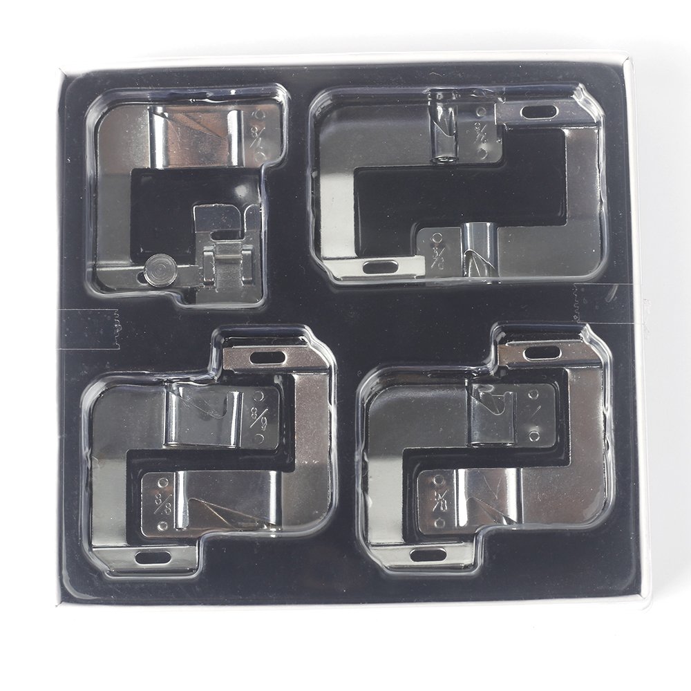 HONEYSEW Rolled Hemmer Presser Foot for Brother Singer Janome Sewing Machine 7pcs in 1 Set