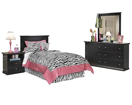 Amazon Com Ashley Maribel 4 Pc Twin Panel Headboard Bedroom