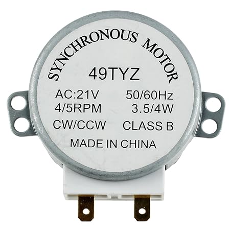 TOOGOO(R) Motor sincronico de plato giratorio del horno de onda ...