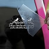 A Rider Without Their Dragon is De*d Car Decal Funny Fourth Wing Dragon, Mountain Fantasy Car Window Accessories Affirmations Vinyl Waterproof 6 Inches Bumper Decal Gift for Mom Dad Friend