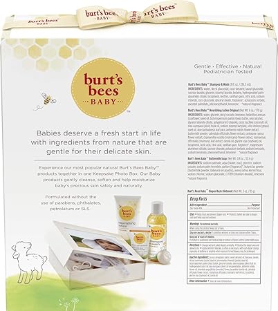 burt's bees baby sweet memories keepsake photo box