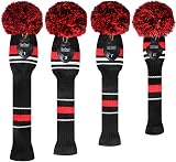 Scott Edward Knit Golf Wood Headcovers Set of 4 Driver Fairway Hybrid UT view 2
