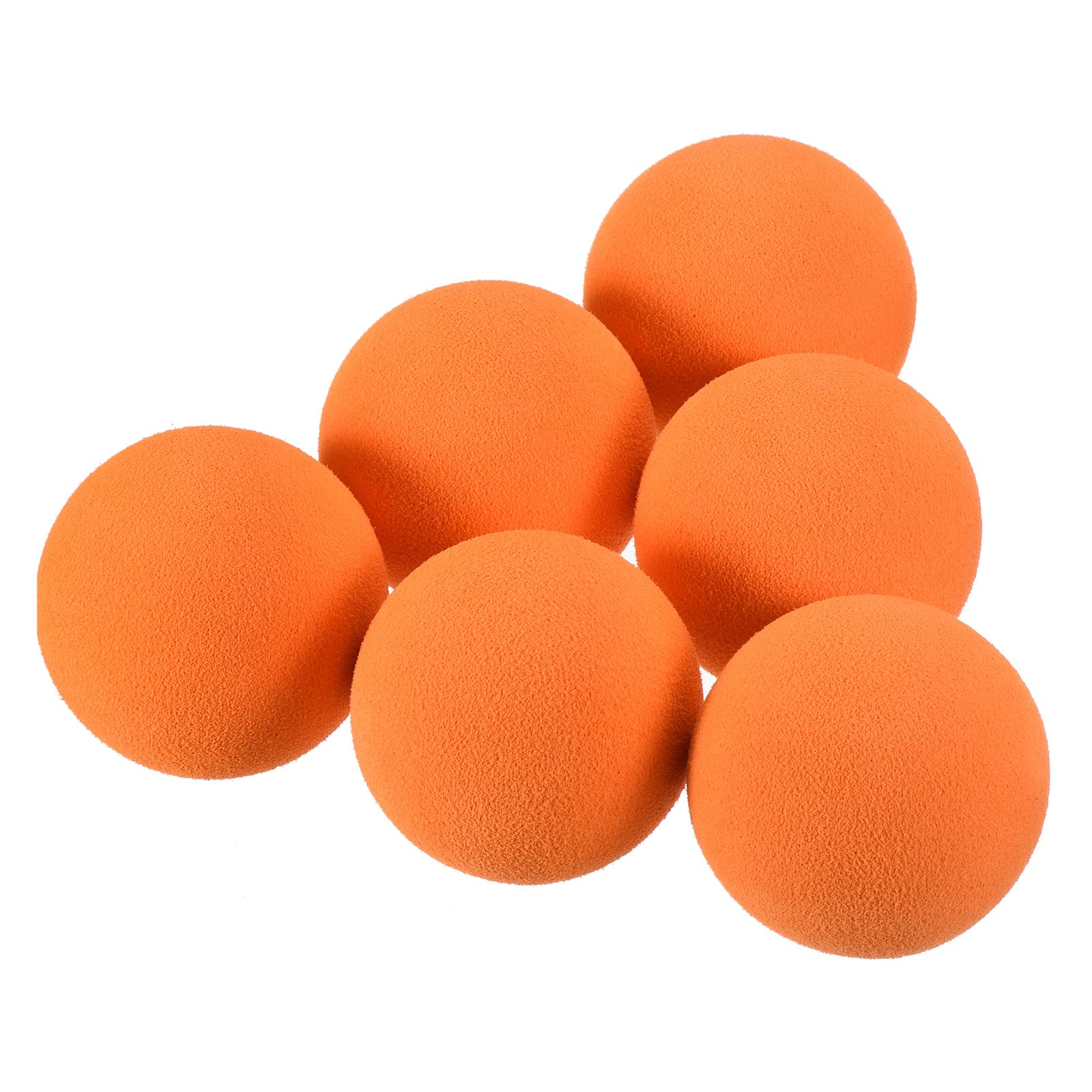 PATIKIL Golf Foam Balls, 10 Pack EVA Sponge 42mm Exercise Flight Swing Practice for Indoor Training, Orange