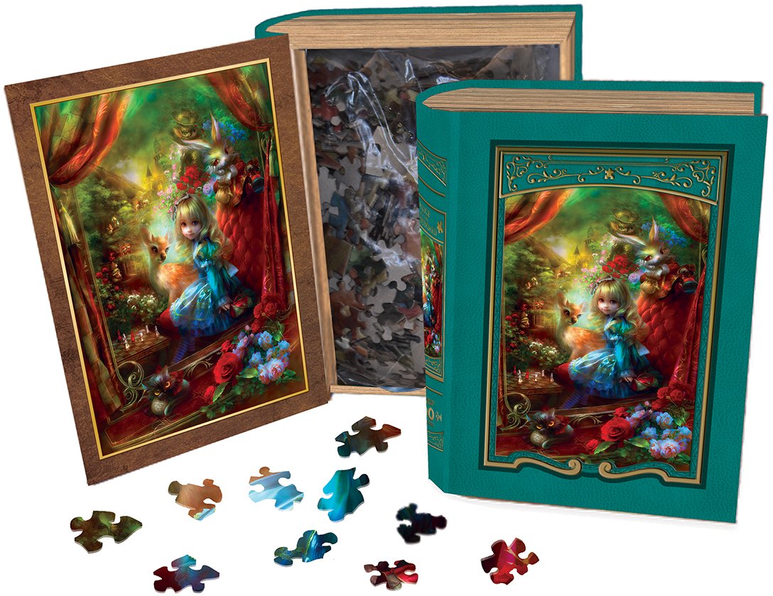 Alice in Wonderland Large 300 Piece EZ Grip Book Box ...