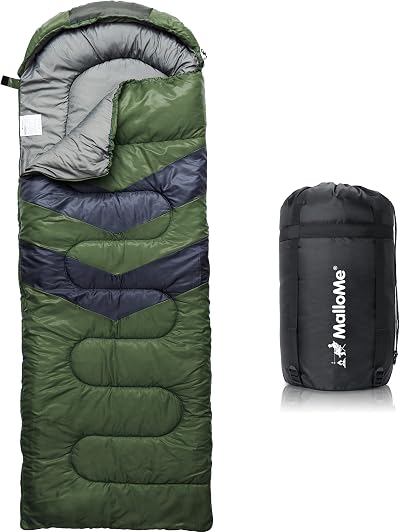 MalloMe Sleeping Bags Plush Comfort 0F-18C 3-4 Season Ultralight