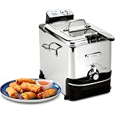 All-Clad Electric Deep Fryer with Basket and Lid, Stainless Steel Deep Fryer for Home Use, 1700W, Dishwasher Safe