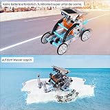 ACELIFE Solar Robot Kit 12-in-1 STEM Educational Toy Grey 190 Parts view 6