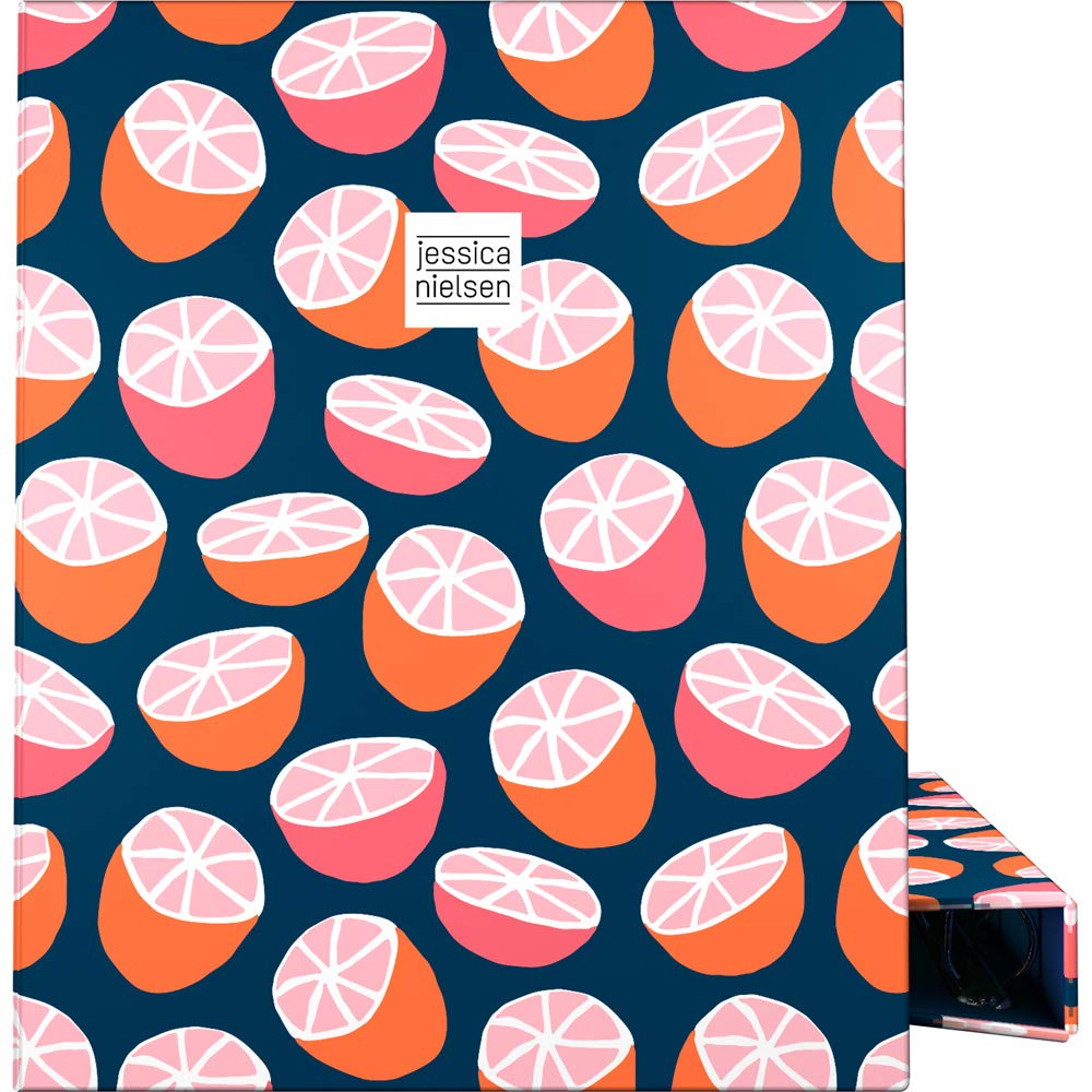 Grafoplás 88141953 Jessica Nielsen Collection 4-Ring Binder 25 mm, Citrics, A4