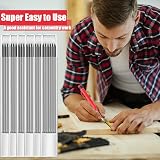 Carreuty 36Pcs Carpenters Pencil Refills 2.8mm Deep Hole Black Lead view 5