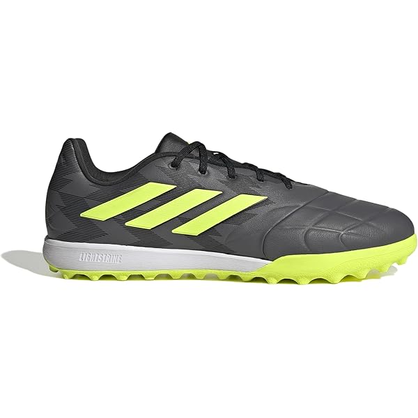 Amazon.com | adidas Copa Pure Injection.1 Firm Ground Soccer Shoes -  Premium FUSIONSKIN Upper, High Density Foam Cushioning, Lightweight  TORSIONFRAME Outsole, Textile Collar, Sustainable Design with 50% Recycled  Content (Black/Solar Yellow/Grey, US