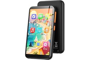 AGPTEK 80GB MP3 Player for Kids with Bluetooth and WiFi, T07S 4'' Music Player with Parental Controls, Spotify Kids, Up to 51