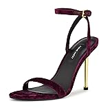 Nine West Women's Reina2 Heeled Sandal, Purple