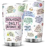 ZAHUOMUG Dental Hygienist Gifts for Women,Dental Hygienist Appreciation Week Gifts Graduation Gift,Travel Coffee Tumbler Mug Cup 20oz