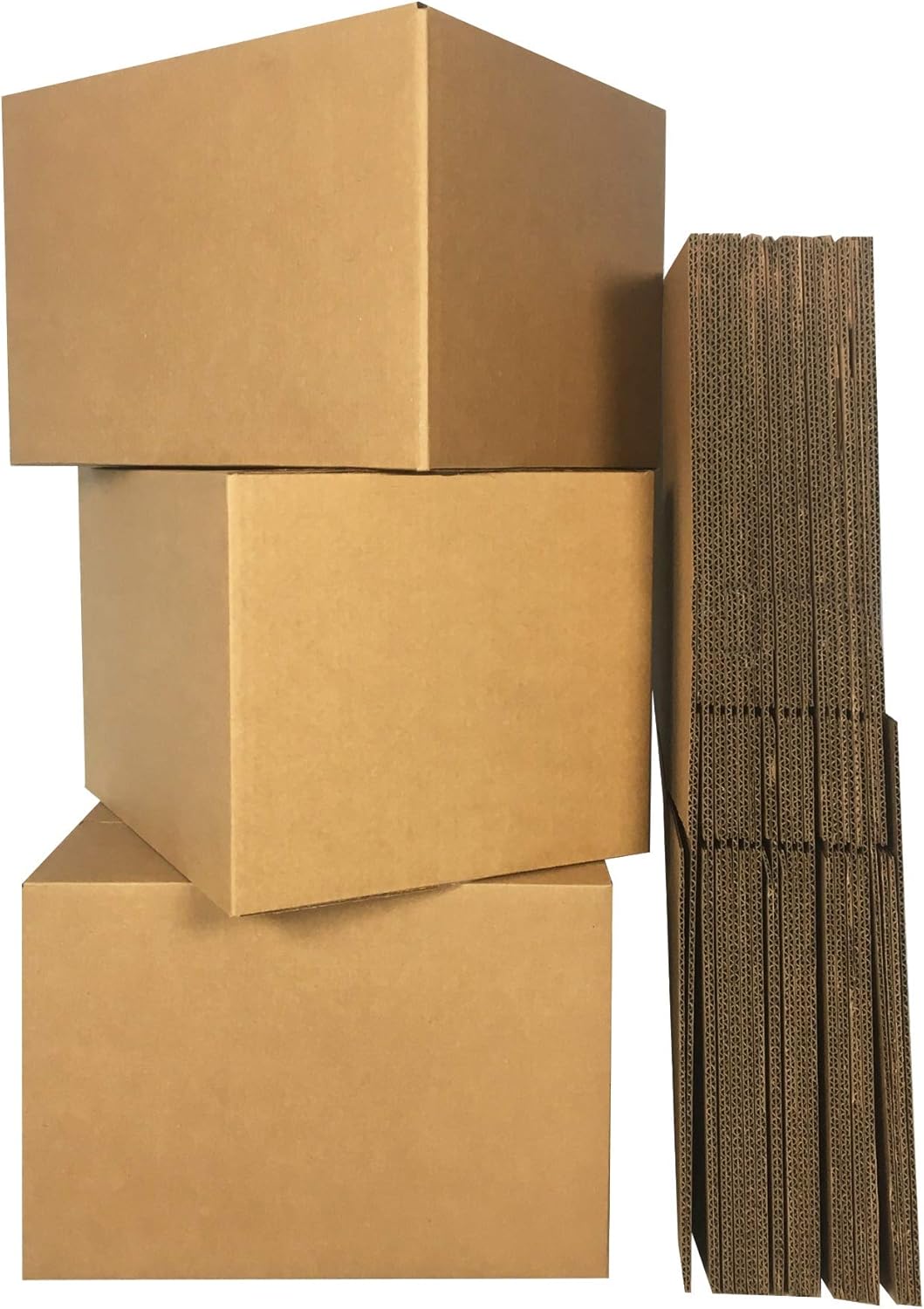 uBoxes Medium Moving Boxes (Medium Moving Boxes 18"x14"x12") : Box Mailers : Office Products