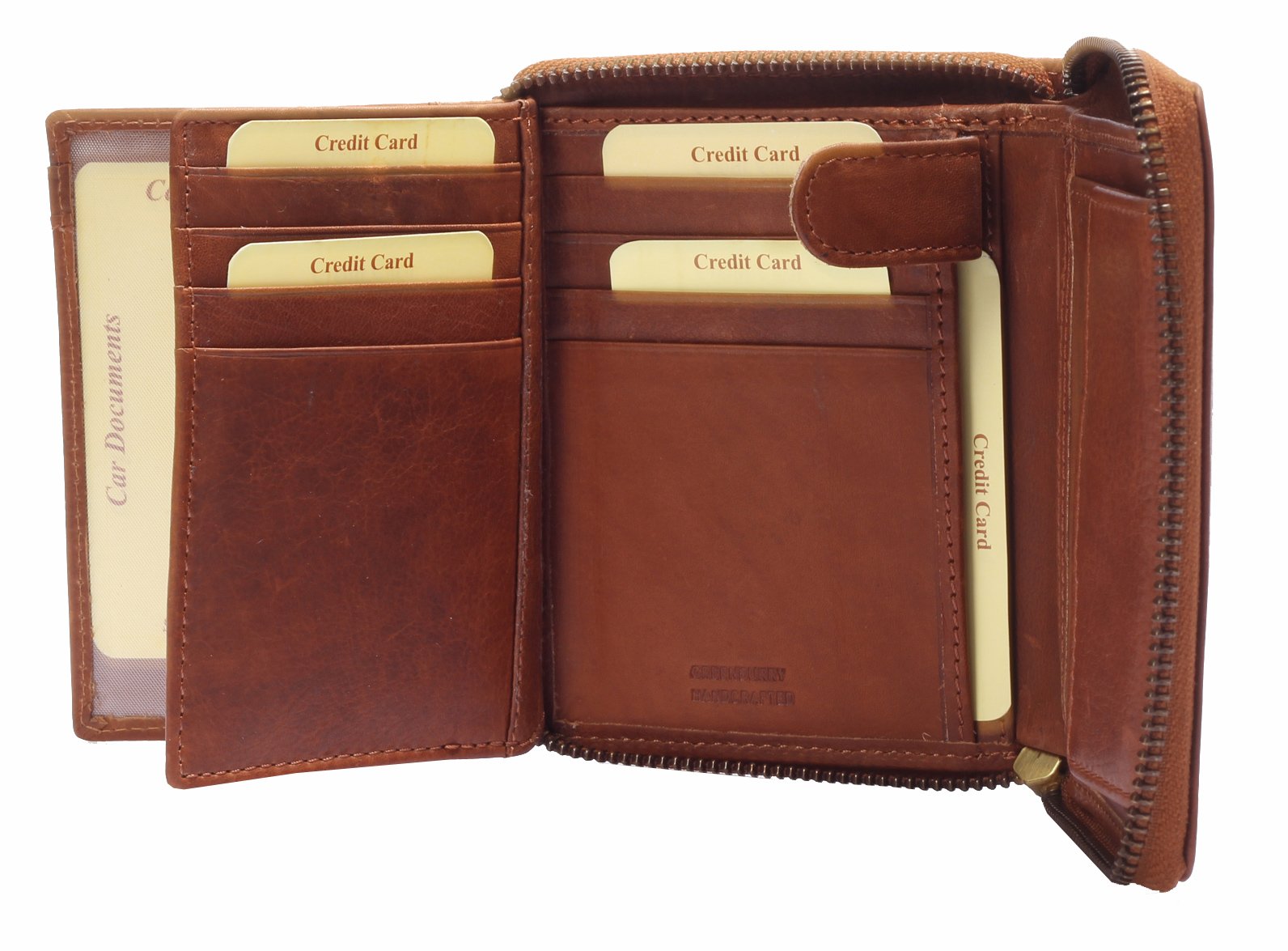 Greenburry Oily Tumbled Wallet Leather 10,5 cm