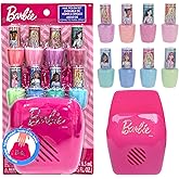 Barbie -Townley Girl Non-Toxic Peel-Off Water-Based Safe Nail Polish Set with Nail Dryer for Kids, Batteries Not Included, Ages 3 and Up