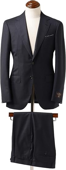 Amazon Co Jp ビームスエフ Beams F スーツ Canonico ソリッド スーツ メンズ Navy 380 48 6r 服 ファッション小物