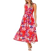 Flessibili Women's Sleeveless Floral Maxi Dress 2026 Sundresses Spring Summer Wedding Guest
