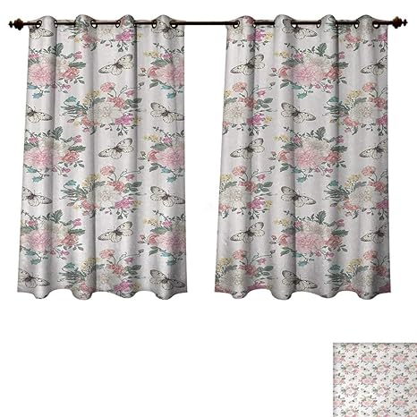 Amazon Com Shabby Chic Blackout Curtains Panels For Bedroom