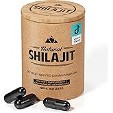 NATURAL SHILAJIT Capsules (2 Months Supply) - 60 Count - Shilajit for Men & Women with Fulvic Acid & Trace Minerals, Plant Based Nutrients for Energy, Immune Support & Vitality