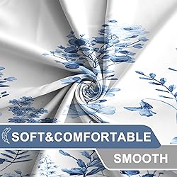 AWERT Small Half Size Stall Shower Curtain with 6